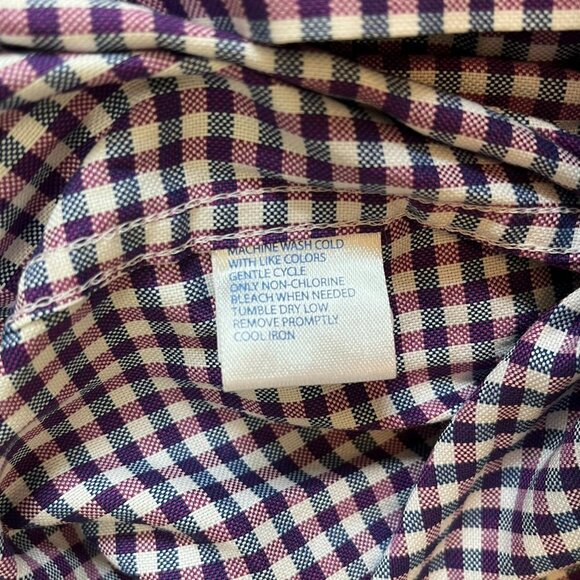 Southern Tide Plaid Dress Shirt - Size Large, Classic Fit - FLAW - Picture 6 of 9